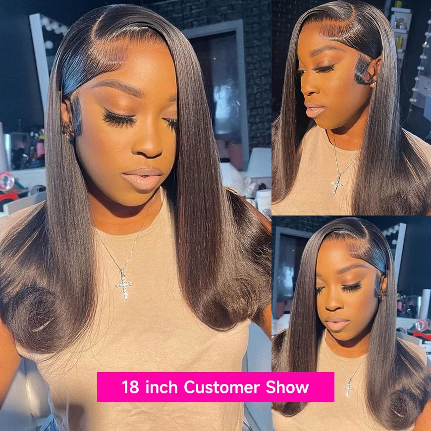 Amira Short Bob Lace Front Wig 13x4 Transparent Lace